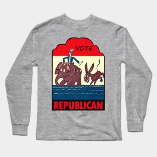 American Vote Republican Vintage Long Sleeve T-Shirt